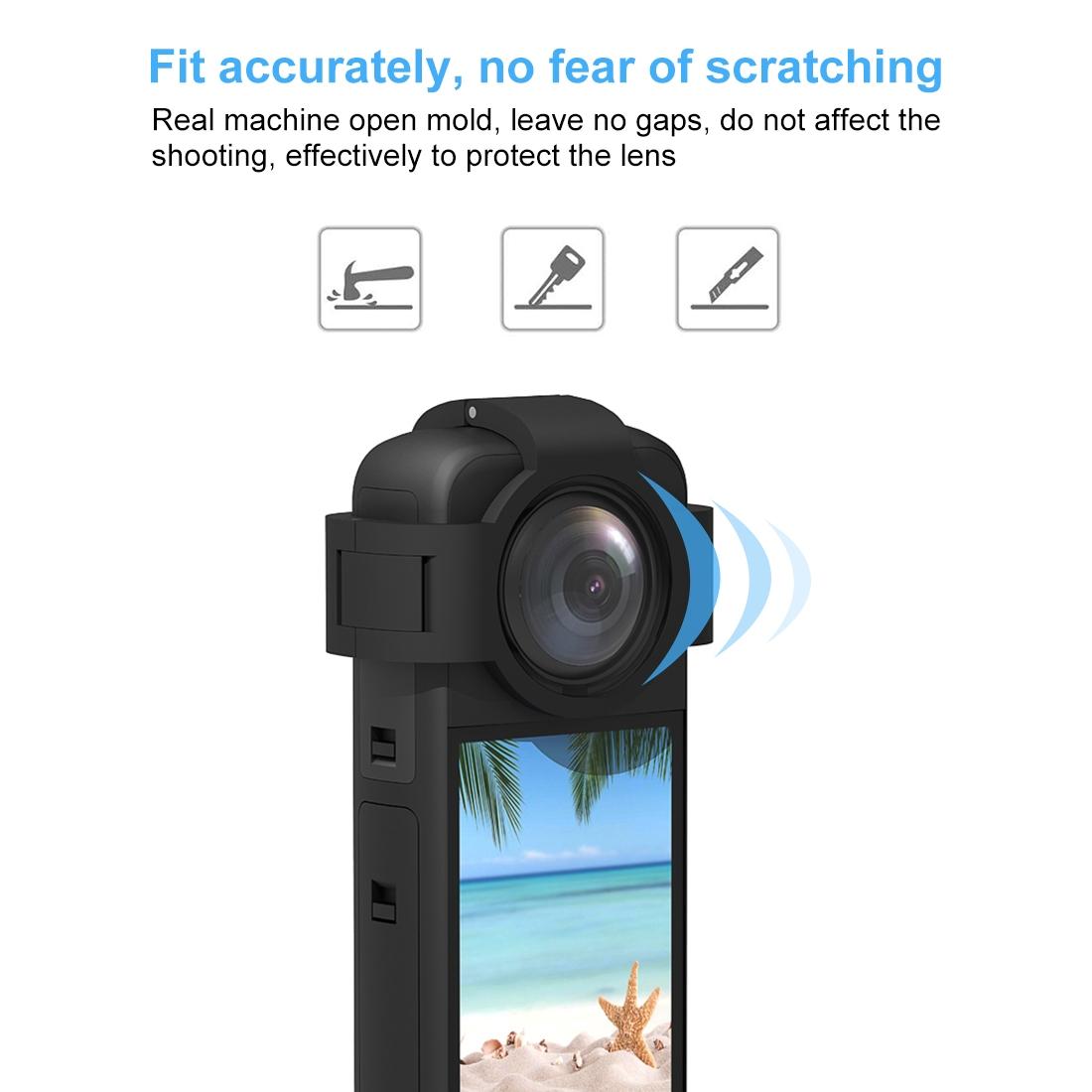 Protective Lens Guard For Insta360 X3 Durable Pc Material Camera Protection