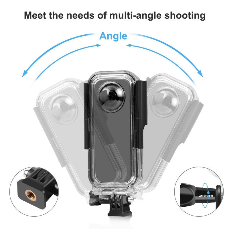Waterproof Housing For Insta360 X3 Action Camera With 30 Metre Depth Protection