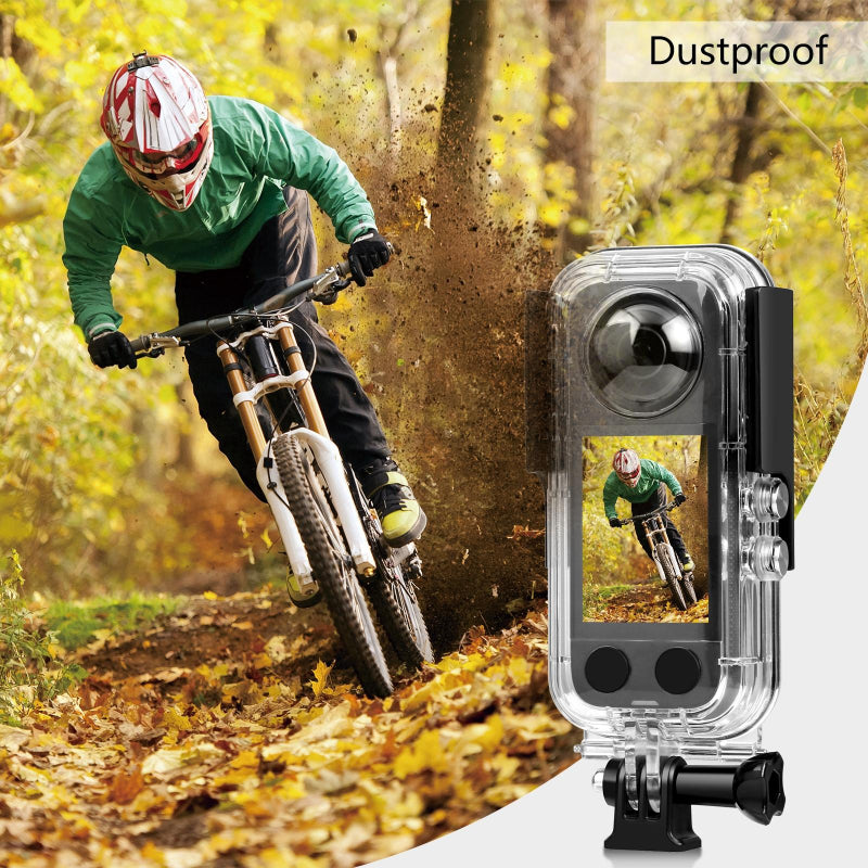 Waterproof Housing For Insta360 X3 Action Camera With 30 Metre Depth Protection
