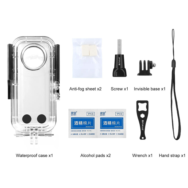 Waterproof Housing For Insta360 X3 Action Camera With 30 Metre Depth Protection