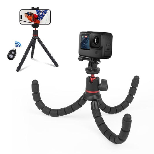 Flexible Mini Octopus Tripod With Remote For Cameras And Cellphones