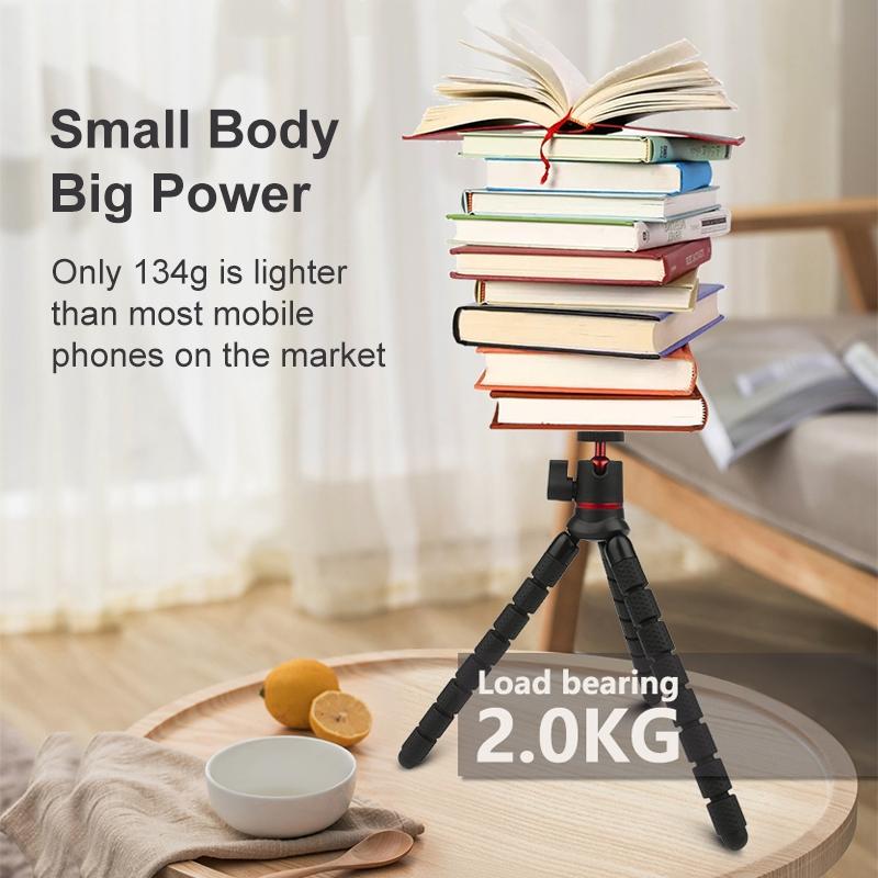Flexible Mini Octopus Tripod With Remote For Cameras And Cellphones