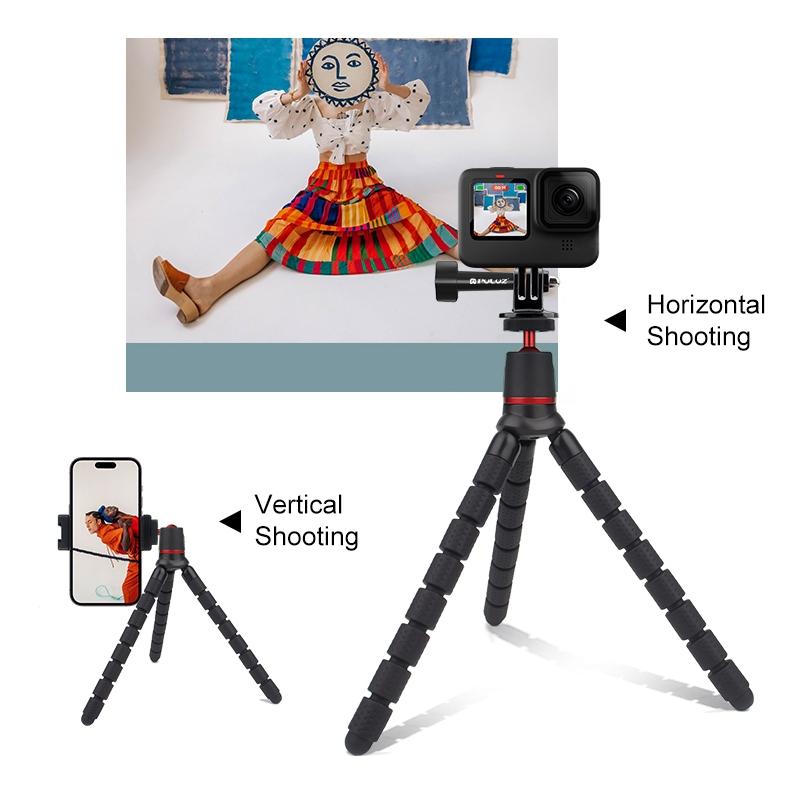 Flexible Mini Octopus Tripod With Remote For Cameras And Cellphones