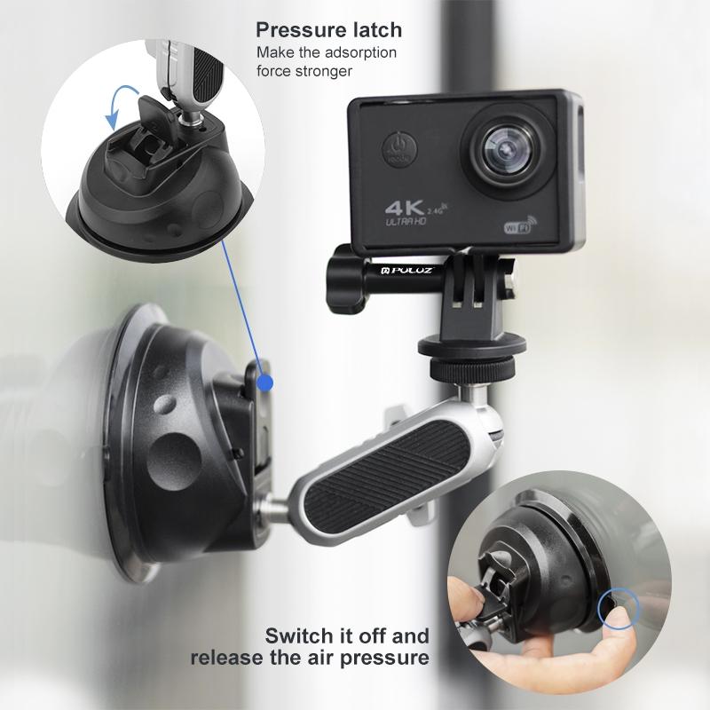 Universal Car Phone Mount With Suction Cup Arm For Secure And Adjustable Positioning