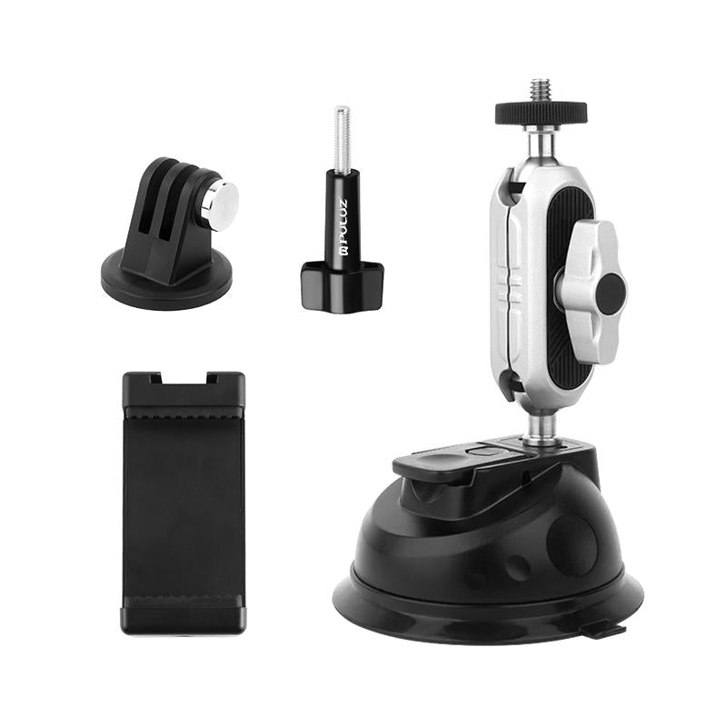 Universal Car Phone Mount With Suction Cup Arm For Secure And Adjustable Positioning