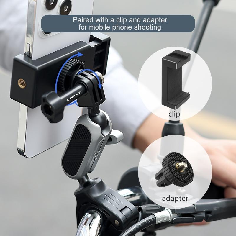 Universal Handlebar Phone Mount With Clamp For Home And Garden Tools