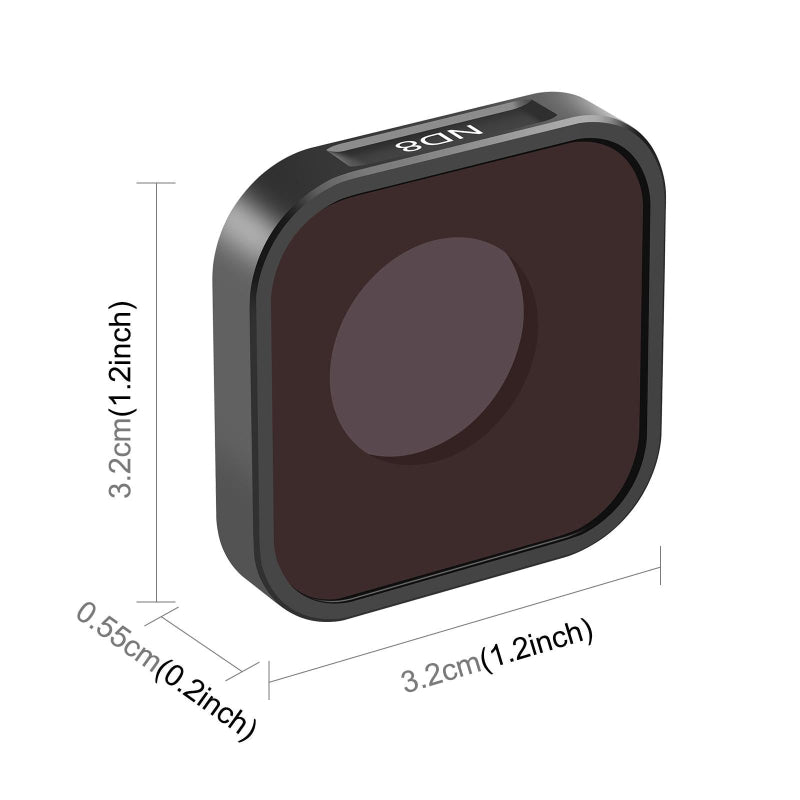 Compatible Lens Filter For Hero12 11 10 9 Gopro Action Cameras
