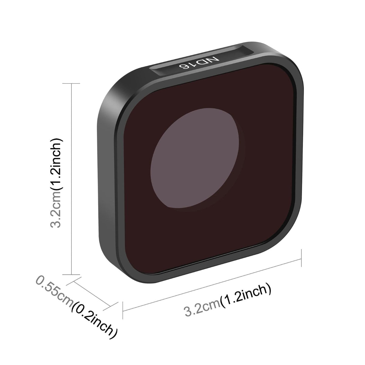 Universal Action Camera Lens Filter For Gopro Hero Models With Optical Glass
