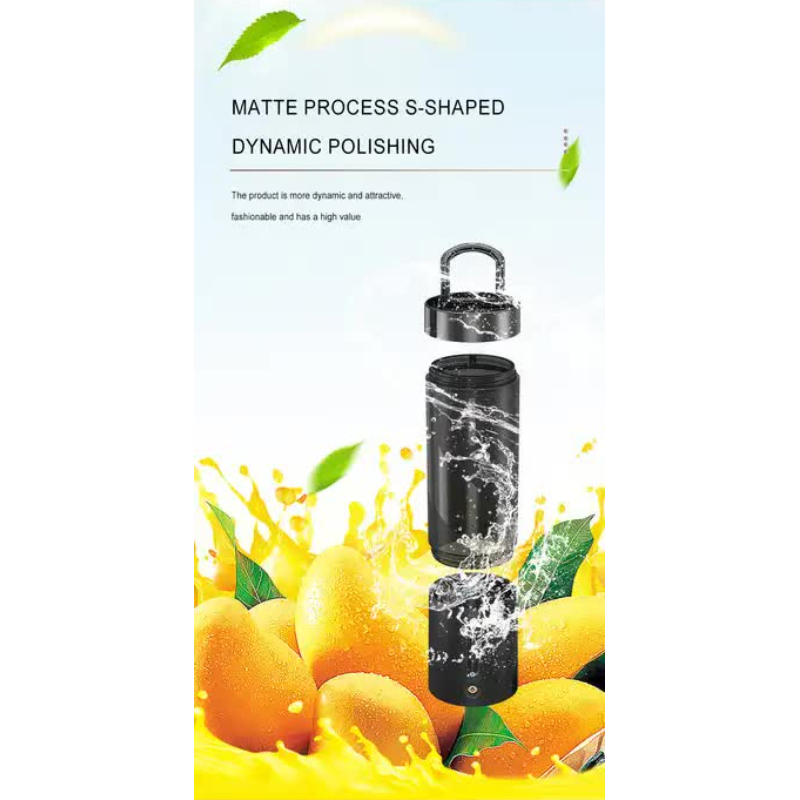Elosung White Portable Juicer Magnetic Charging Fresh Blender Multifunctional Ice Crushing Fruit Mixer