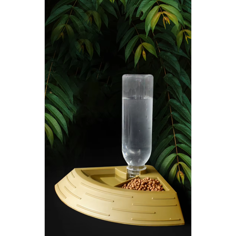 Reptile Water Food Feeder Automatic Dispenser For Turtles Bearded Dragons Geckos