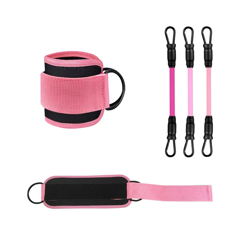 Resistance Bands Set With Ankle Straps Glutes Workoutbutt Exercise Equipment For Women Legs And Home Fitnessgym