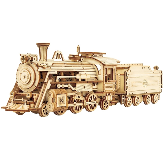 Rokr Train Model 3D Puzzle Toy Assembly Kit For Children