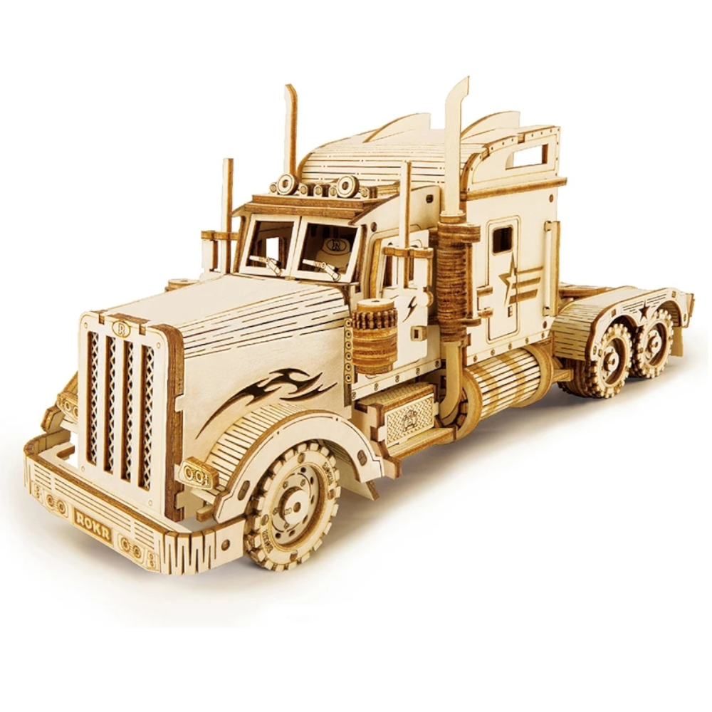 Rokr Train Model 3D Puzzle Toy Assembly Kit For Children