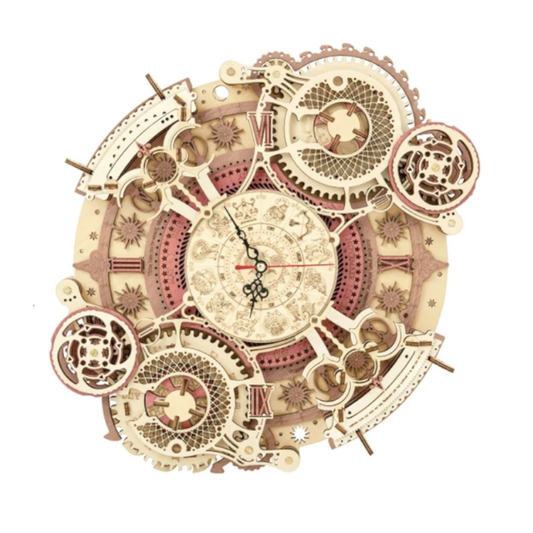 Rokr Zodiac Wall Clock 3D Puzzle Model Assembly Toys Gifts
