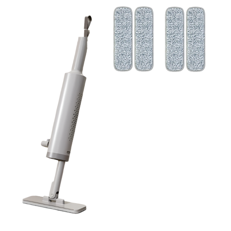 Rotatable Self Squeeze Mini Mop With Crevice Brush For Floor Cleaning