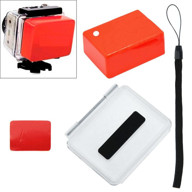 Waterproof Floaty Sponge Case For Gopro Hero4 And Hero3 With Adhesive Sticker