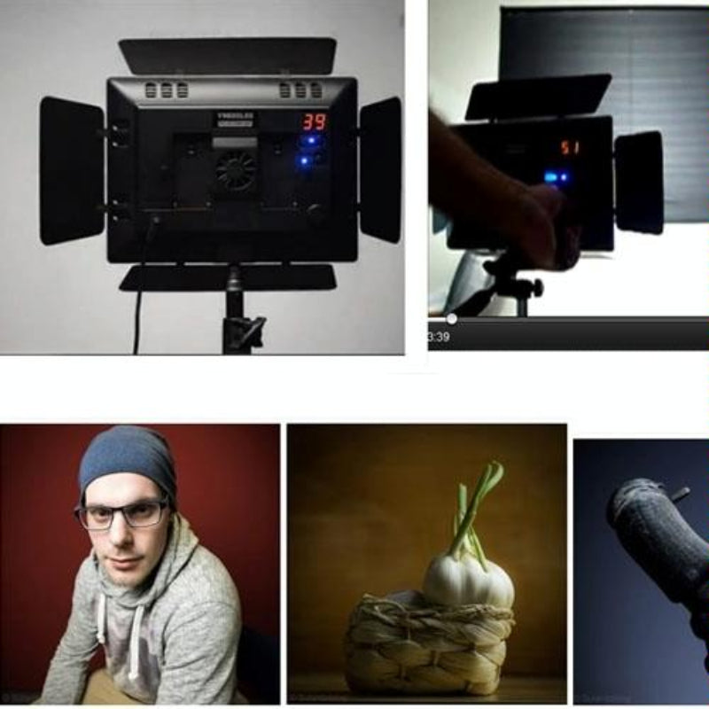 600 Led Video Light For Canon Nikon Sony Dslr Yn600l