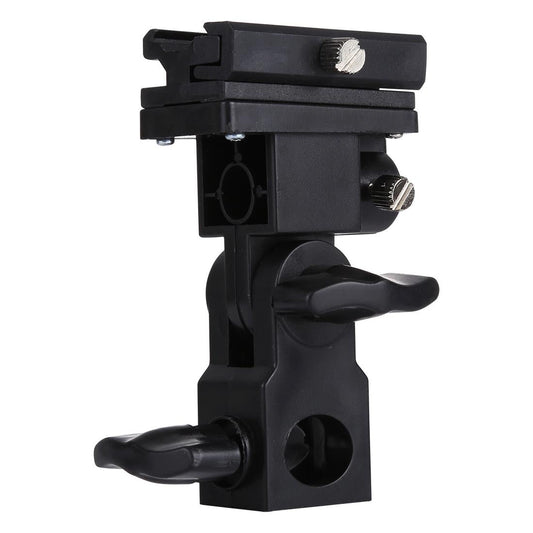 Black Flash Light Stand Bracket Type For Versatile Camera Mounting