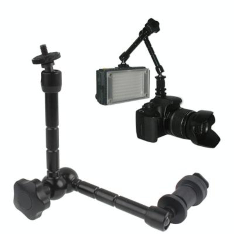 Articulating Magic Arm For Lcd Monitor Camera Lights Adjustable Mount In Black