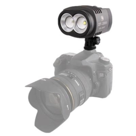 Two Led Video Lights For Camera And Camcorder Zf 2000 With Adjustable Colour Temperature