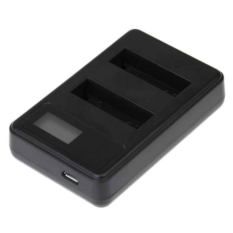 For Gopro Hero4 Dual Battery Charger With Lcd Screen Efficient Charging