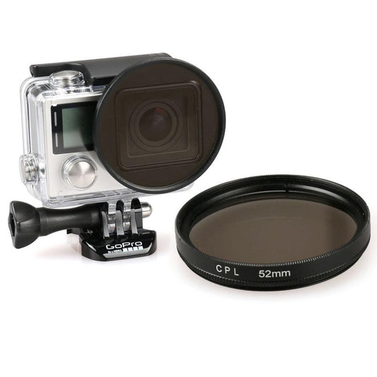 52 Millimetre Round Filter For Gopro Hero 4 3 And Xiaoyi Sport Cameras