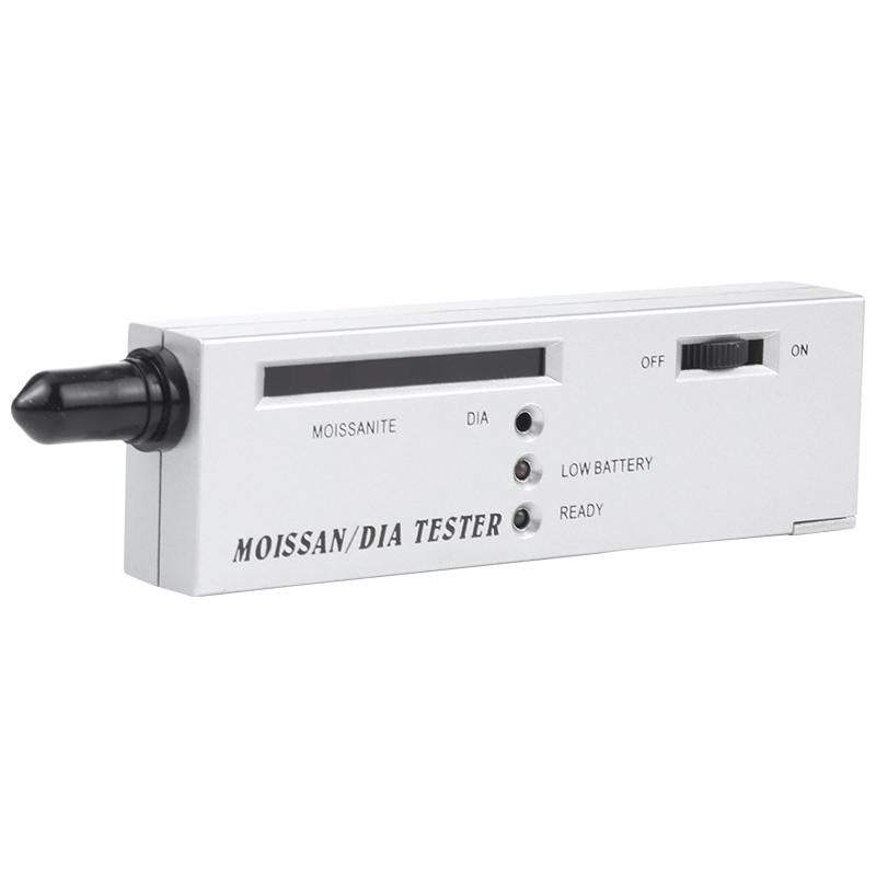 Silver Moissanite And Diamond Tester With 9V Battery Power Supply