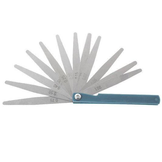 17 Blade Metric Feeler Gauge For Precise Gap Measurement From 0.02 1Mm