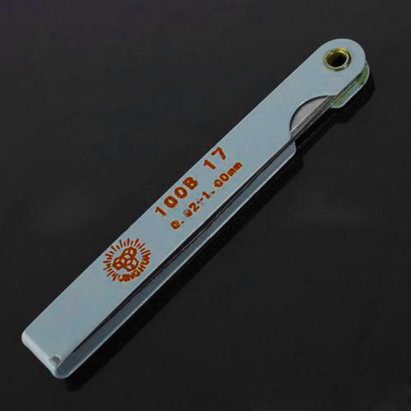 17 Blade Metric Feeler Gauge For Precise Gap Measurement From 0.02 1Mm