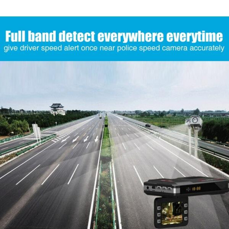 2.0 Lcd Radar Detector Dvr With Laser Locator Technology Logger Hd 720P 30Fps