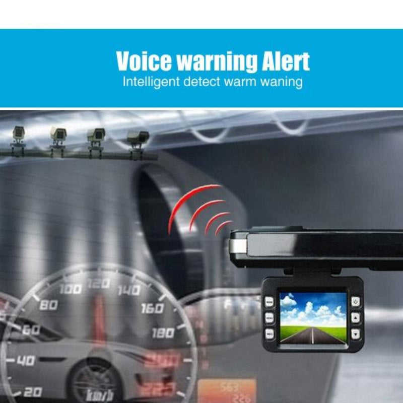 2.0 Lcd Radar Detector Dvr With Laser Locator Technology Logger Hd 720P 30Fps