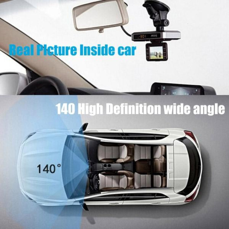 2.0 Lcd Radar Detector Dvr With Laser Locator Technology Logger Hd 720P 30Fps