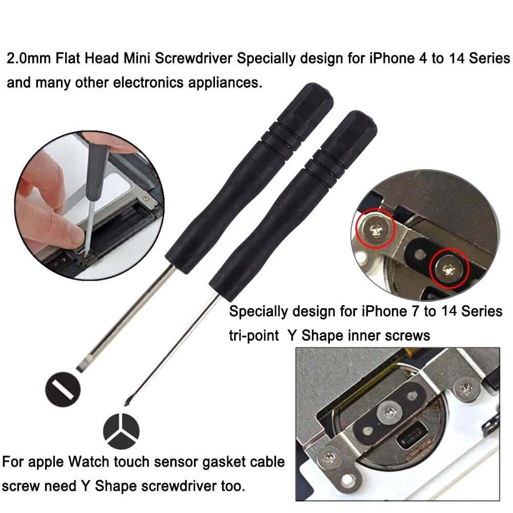 10 Piece Repair Kit For Device Maintenance With Screwdrivers And Teardown Tools