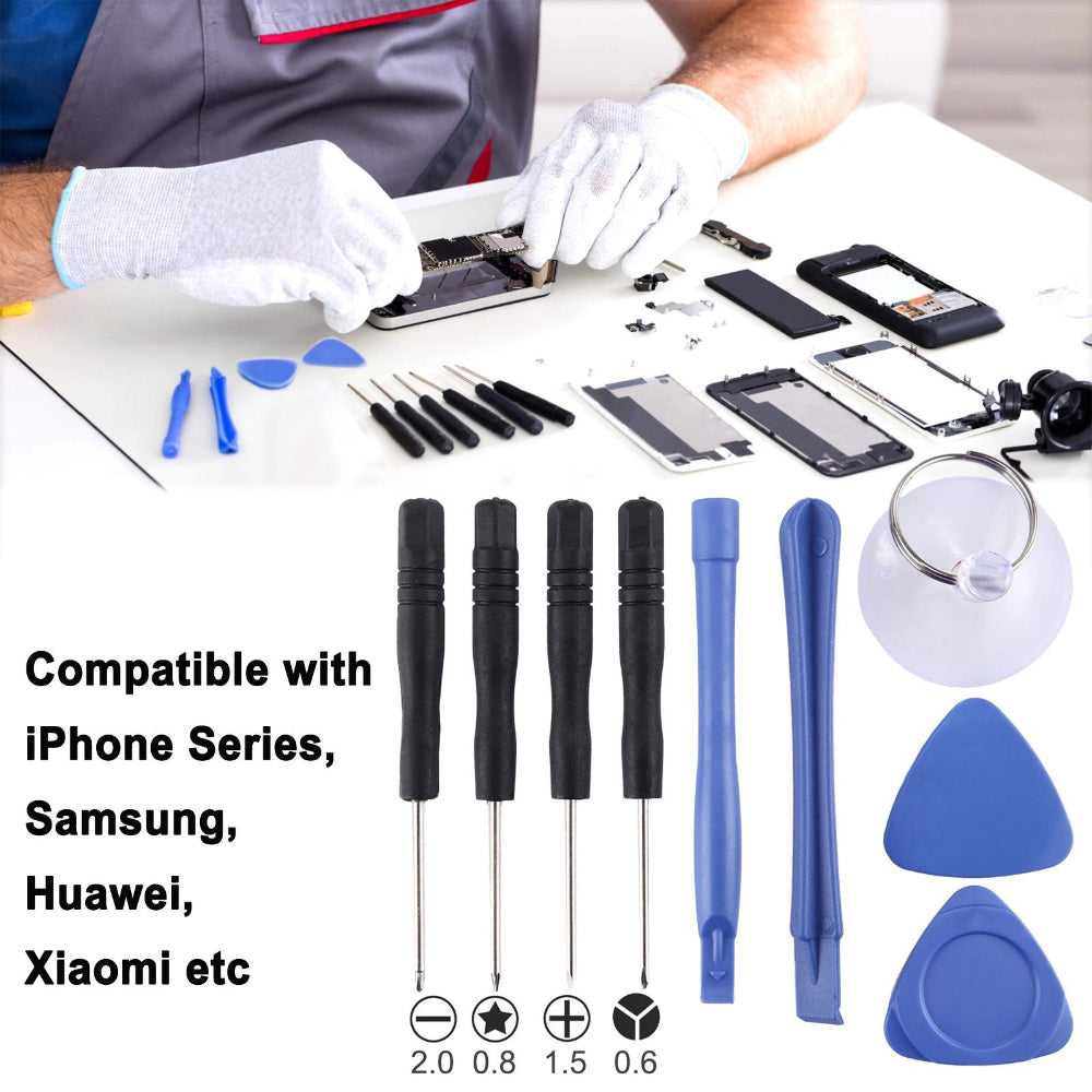 10 Piece Repair Kit For Device Maintenance With Screwdrivers And Teardown Tools
