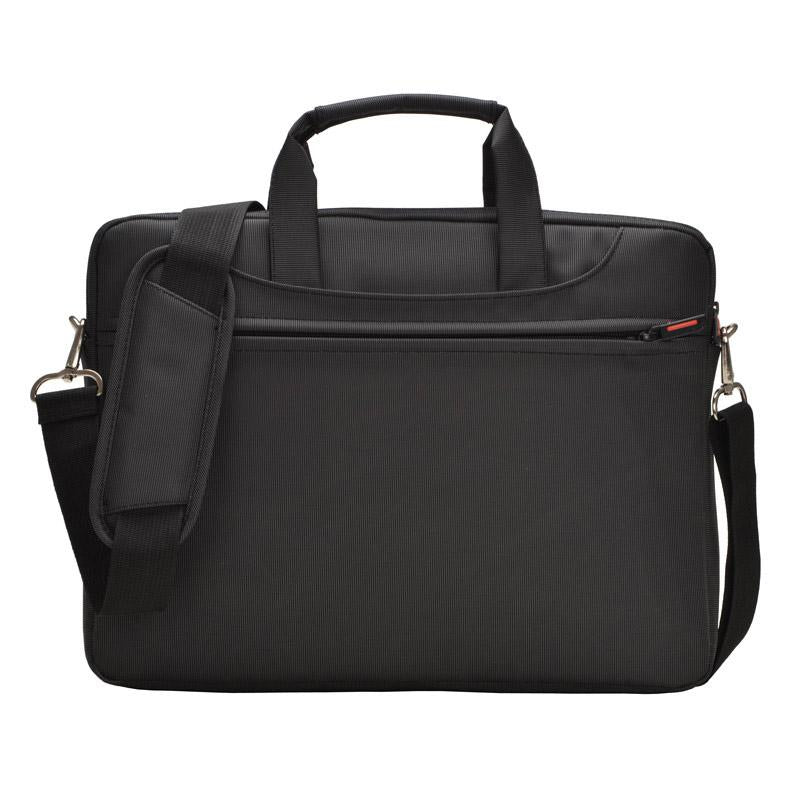 Waterproof Nylon Laptop Bag 15.6 Inch One Shoulder Portable Black Stylish Durable Design