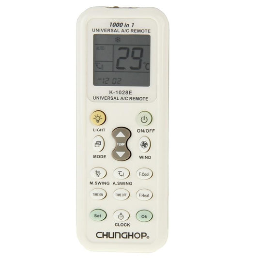 Universal Air Conditioner Remote Controller With Flashlight And 1000 Functions