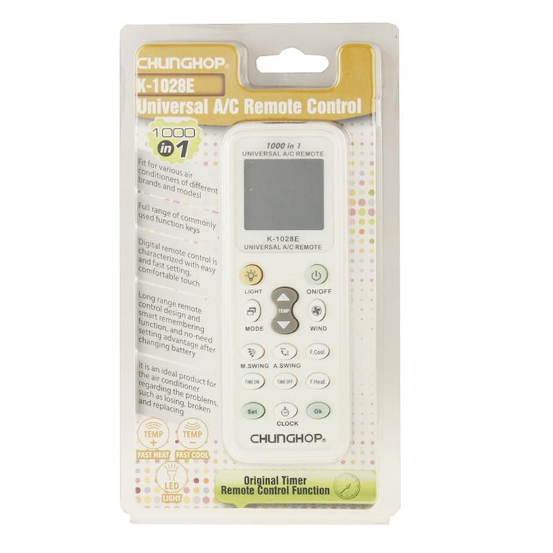 Universal Air Conditioner Remote Controller With Flashlight And 1000 Functions