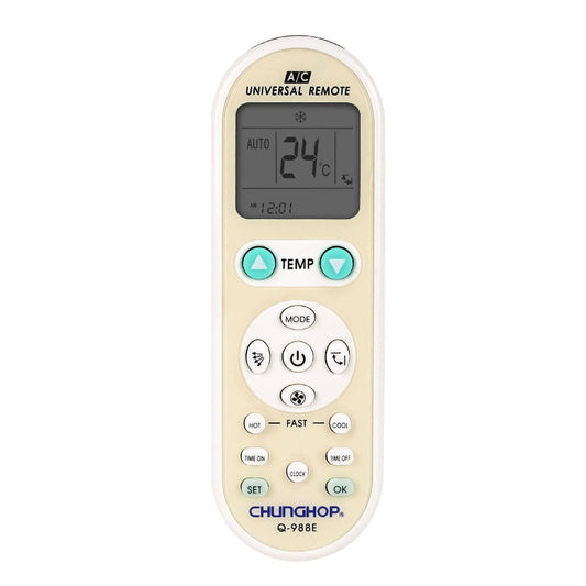 White Universal A / C Remote Control Q 988E