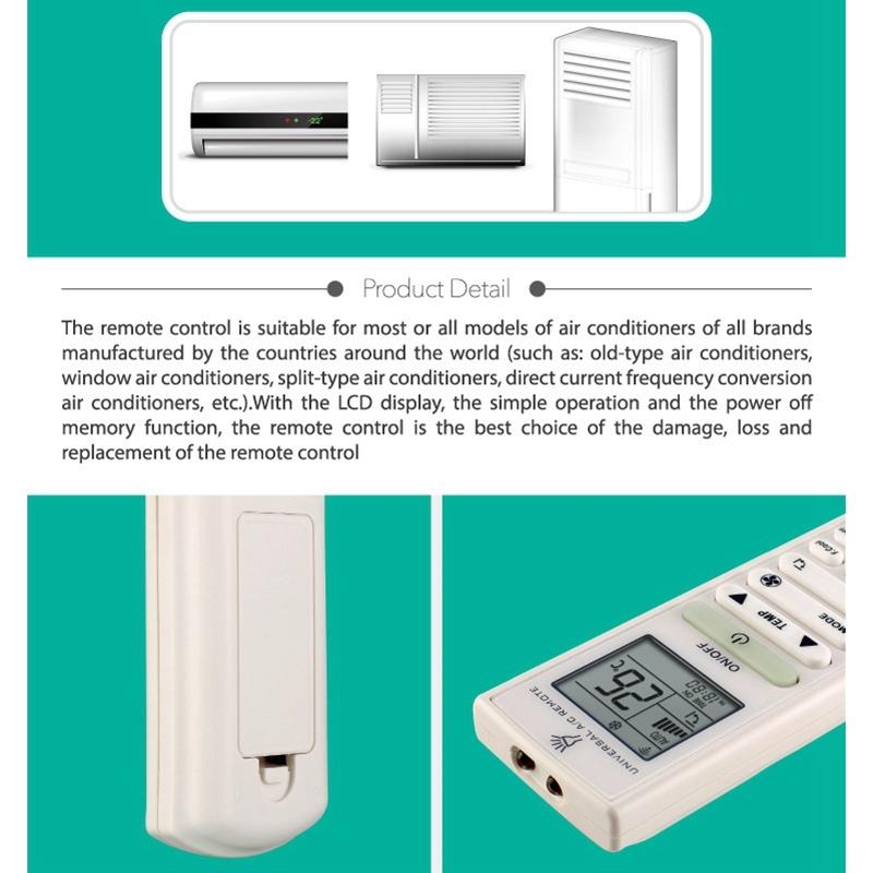 Universal Air Conditioner Remote Control K 9099E For Home Use