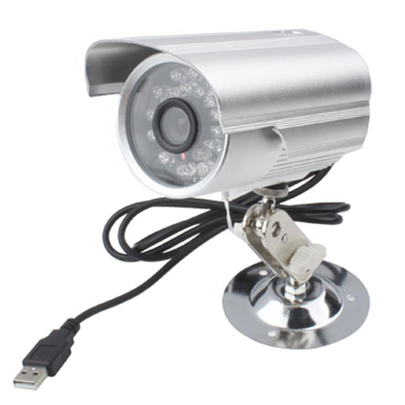 10M Night Vision Dvr Camera With Tf Card Slot Silver For Clear Recording