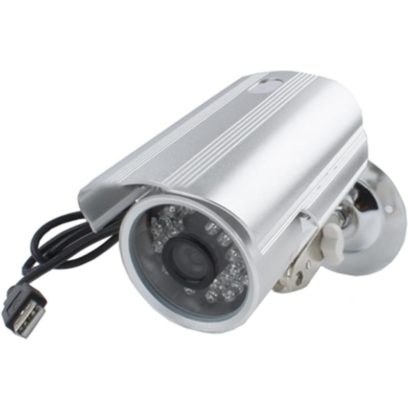 10M Night Vision Dvr Camera With Tf Card Slot Silver For Clear Recording
