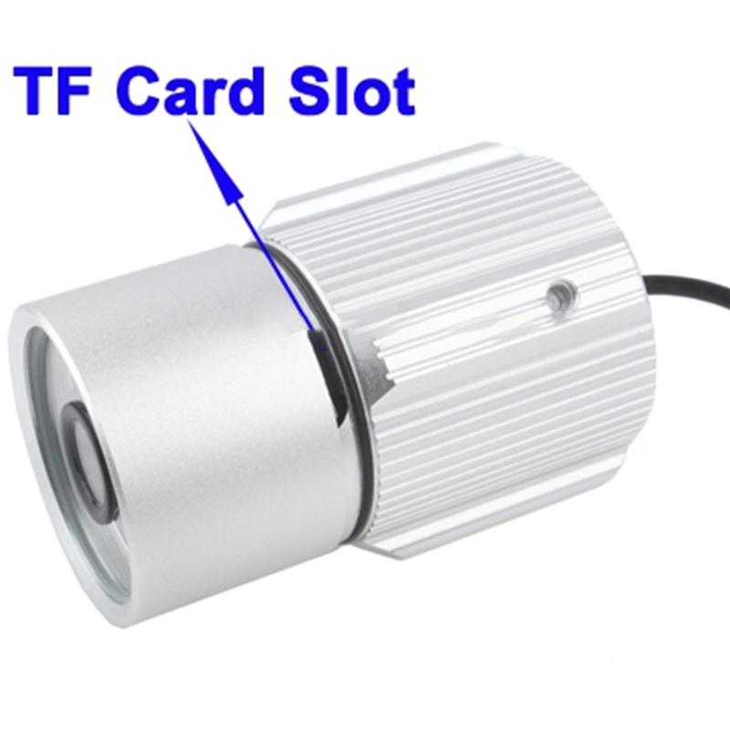 10M Night Vision Dvr Camera With Tf Card Slot Silver For Clear Recording