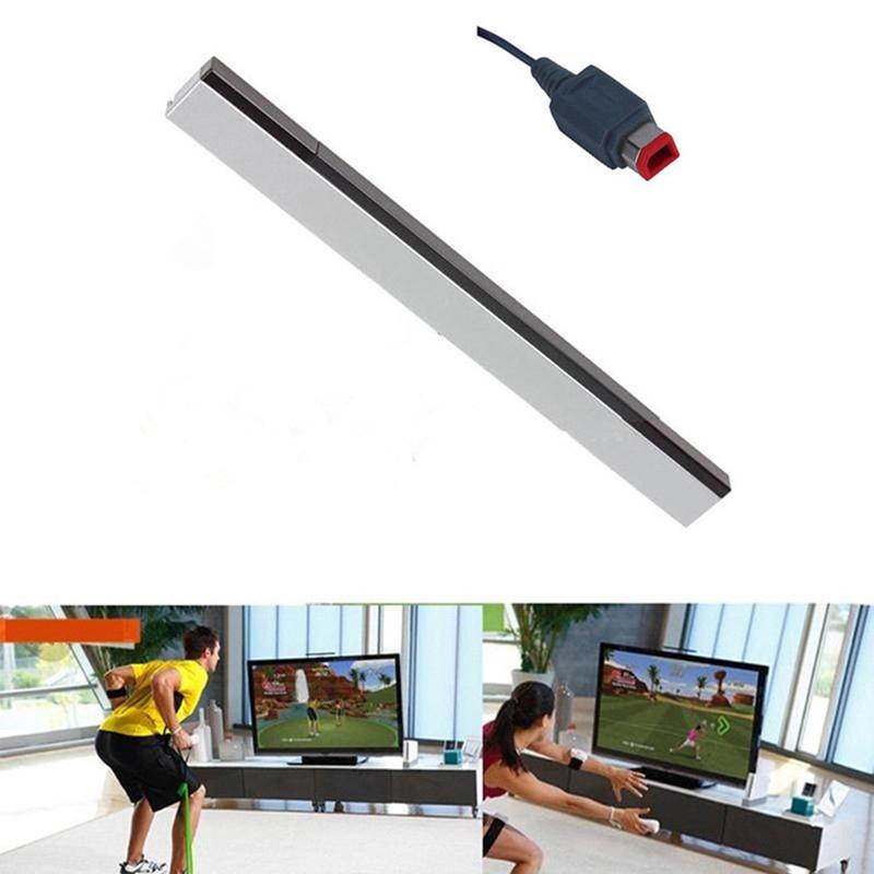 Wii Infrared Sensor For Console With Durable Abs Material And Secure Holder