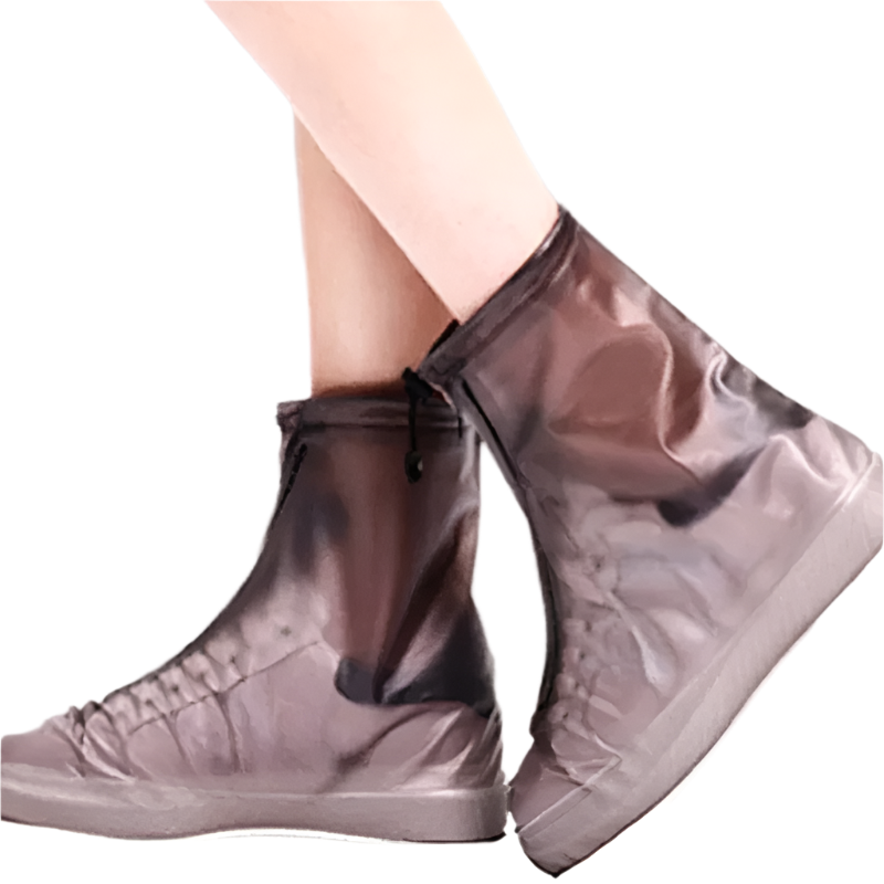 Silicone Waterproof Shoe Cover Unisex Shoes Protectors Rain Boots For Indoor Outdoor Rainy Reusable Quality Non Slip