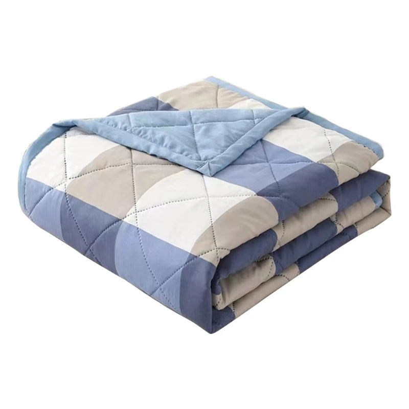 Cooling Quilt Breathable Cotton Sleep Aid Blankets For Home And Travel