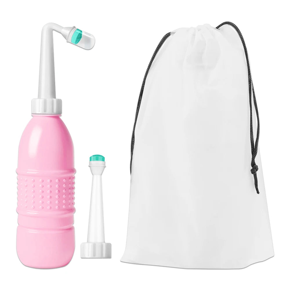 500Ml Bidet Sprayer Leakproof Anal Douche Hand Held Wash Shower Enema General Purpose Interface