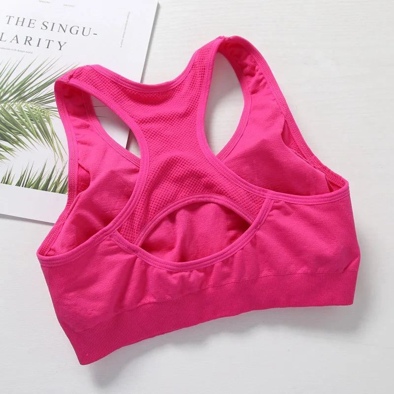 Women Sports Bra Top Push Up Fitness Underwear Tops Gym Active Bras