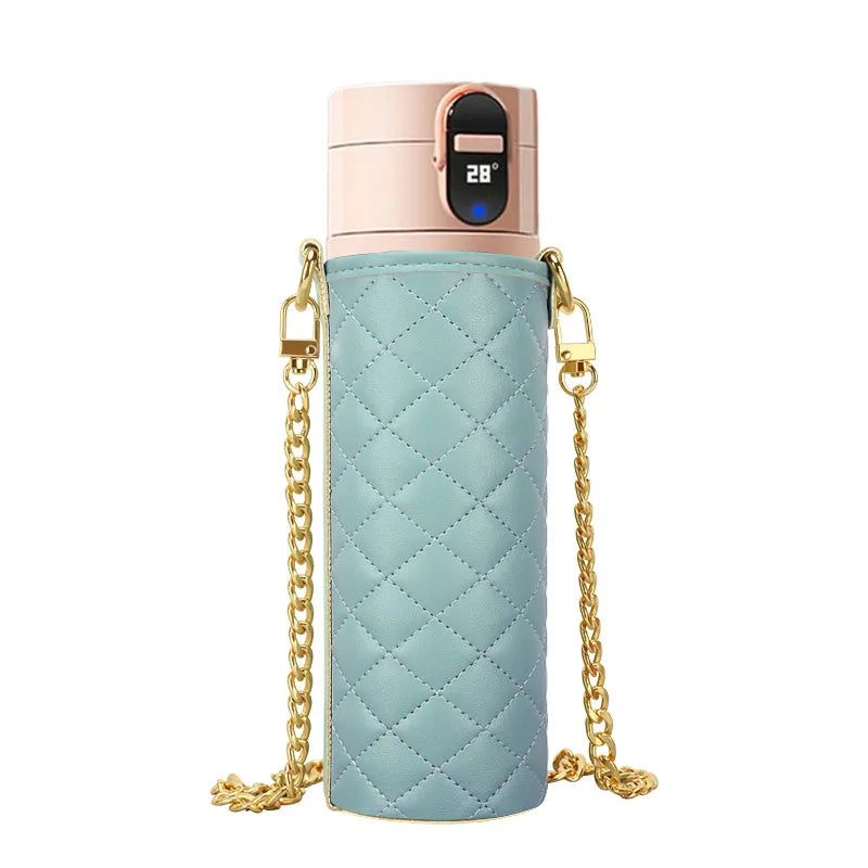Smart Water Bottle With Temperature Display Vacuum Usb Charging Thermos 12H Hot Cup 320Ml Drinking Reminder Insulate