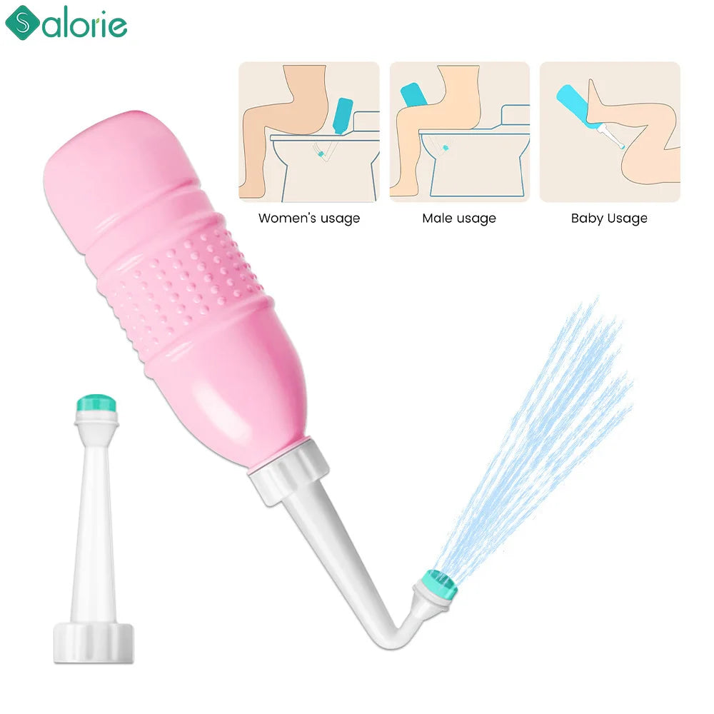 500Ml Bidet Sprayer Leakproof Anal Douche Hand Held Wash Shower Enema General Purpose Interface