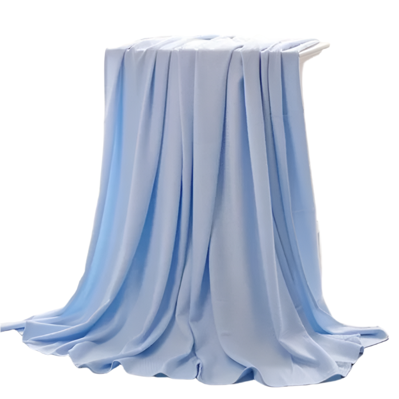 Summer Cooling Bamboo Fiber Blanket Thin Breathable Throw For Bed Sofa Travel

<
